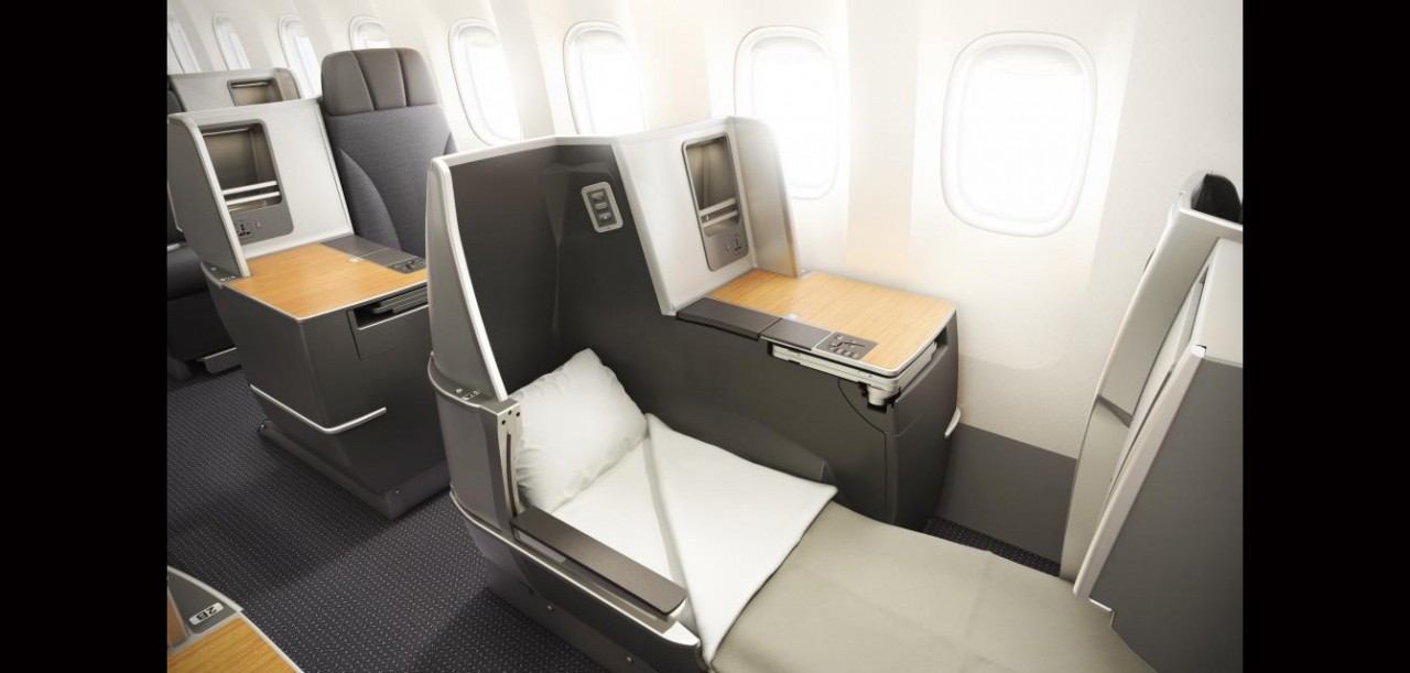 A AMERICAN AIRLINES tem nova Classe Executiva com assentos totalmente recicláveis em voos a partir de Lisboa