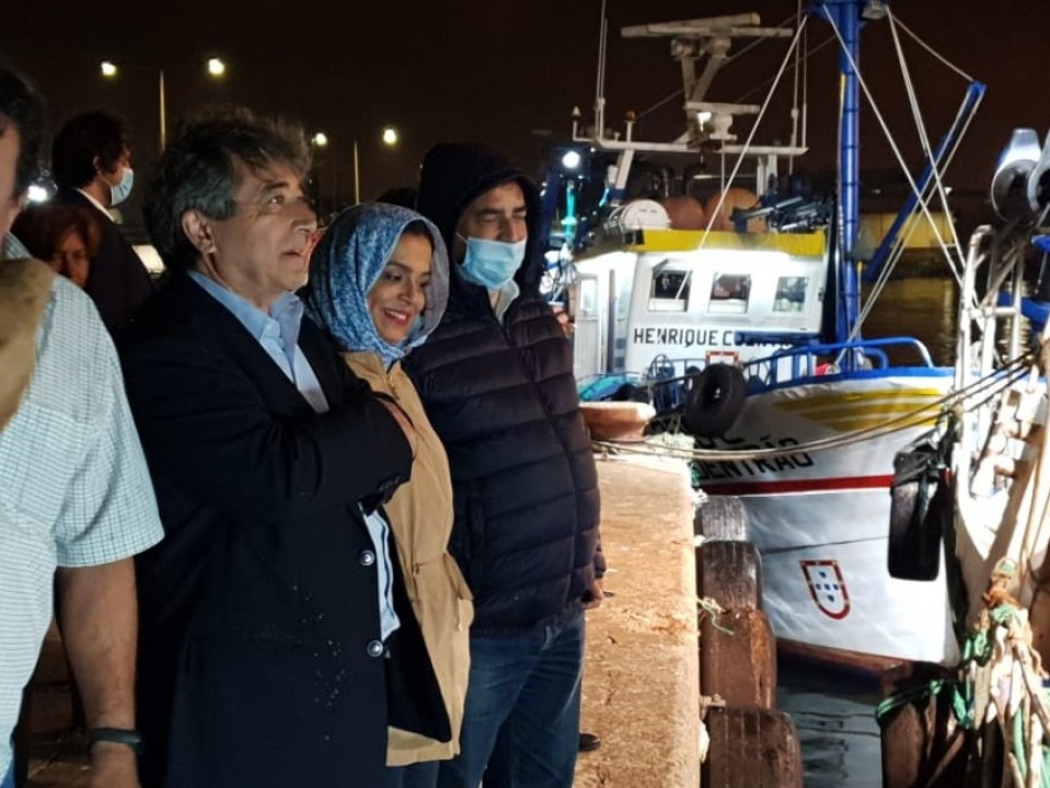 Ministro do Mar acompanhou a primeira saída para a pesca da sardinha