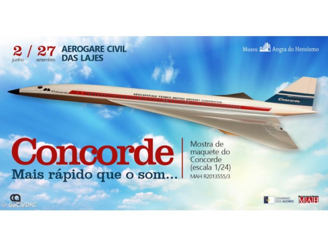 Réplica do Concorde na Aerogare Civil das Lajes