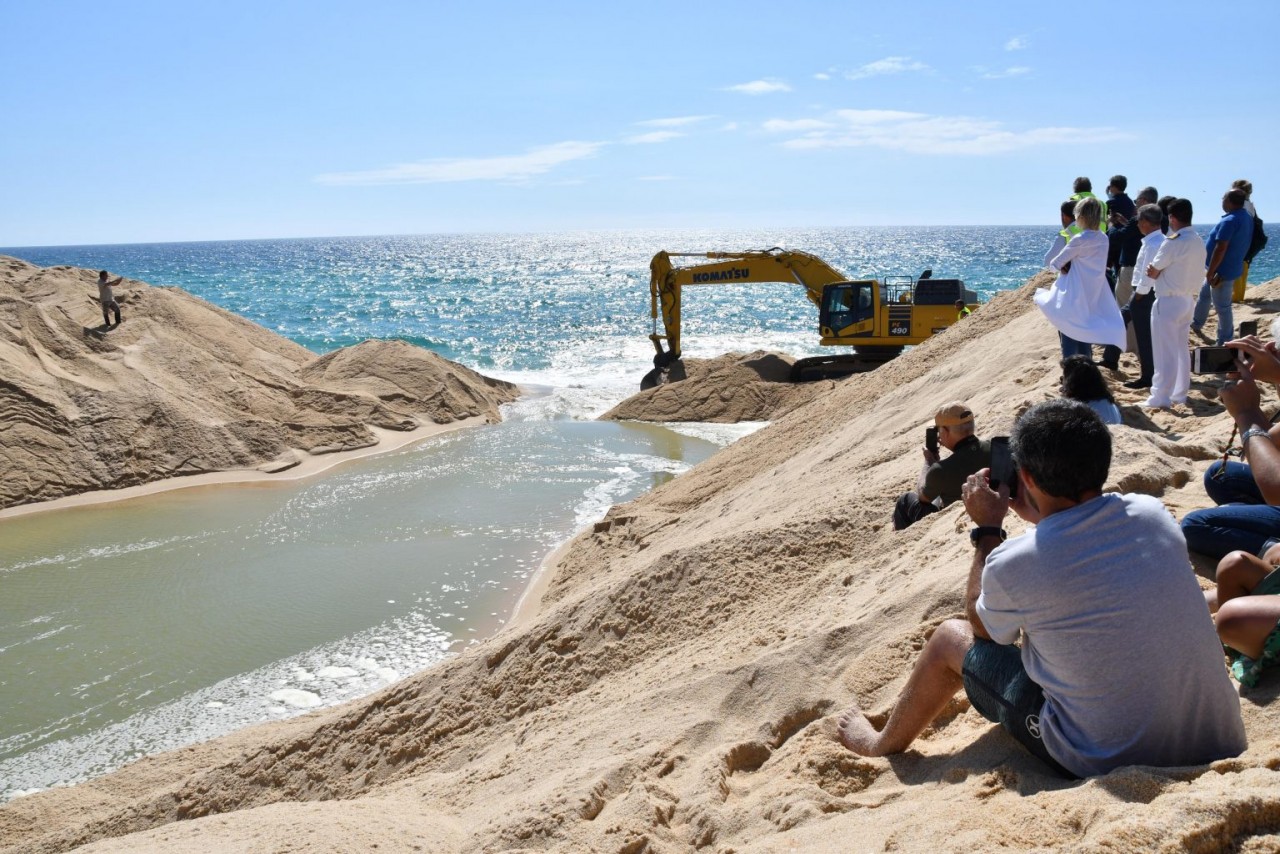 Lagoa de Santo André já está aberta ao mar