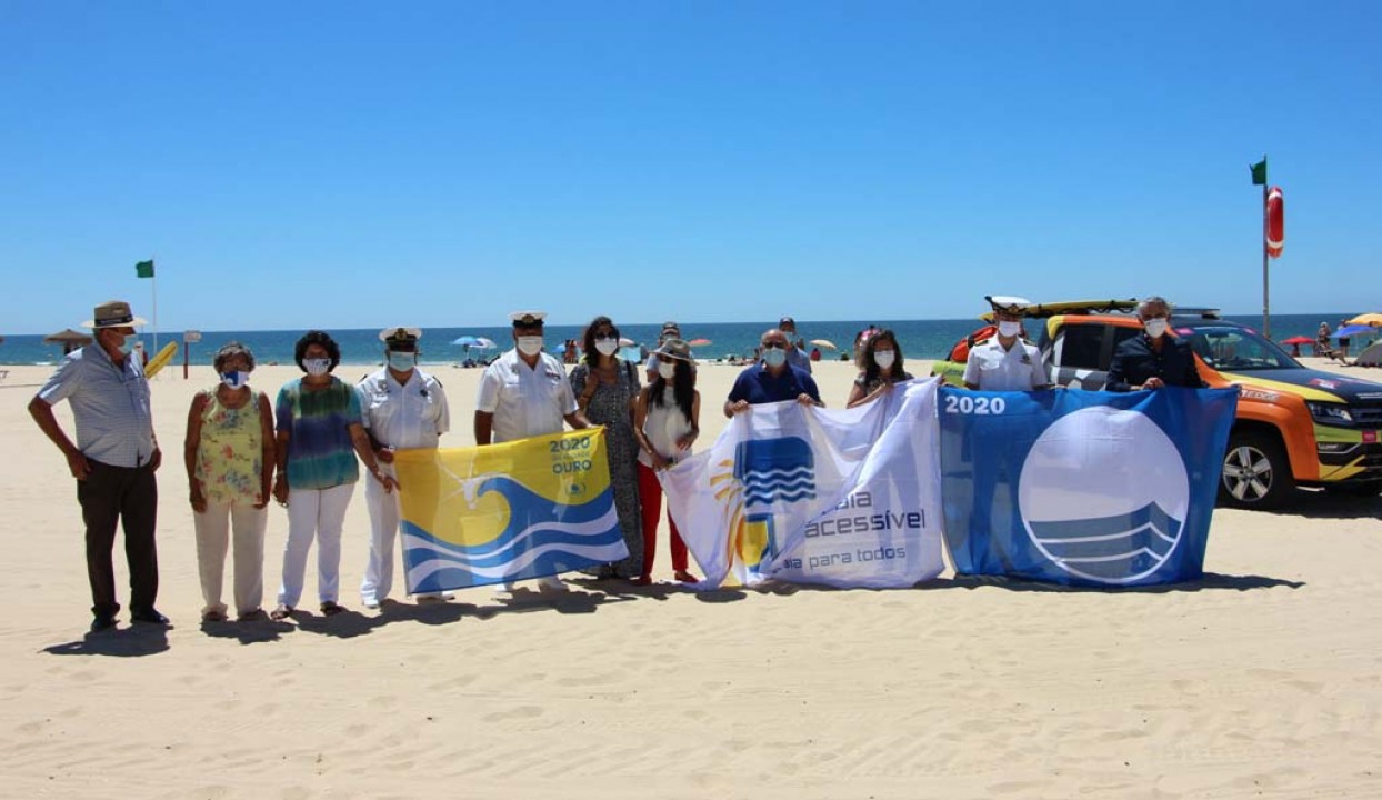Todas as praias de Castro Marim conquistaram novamente três galardões de qualidade