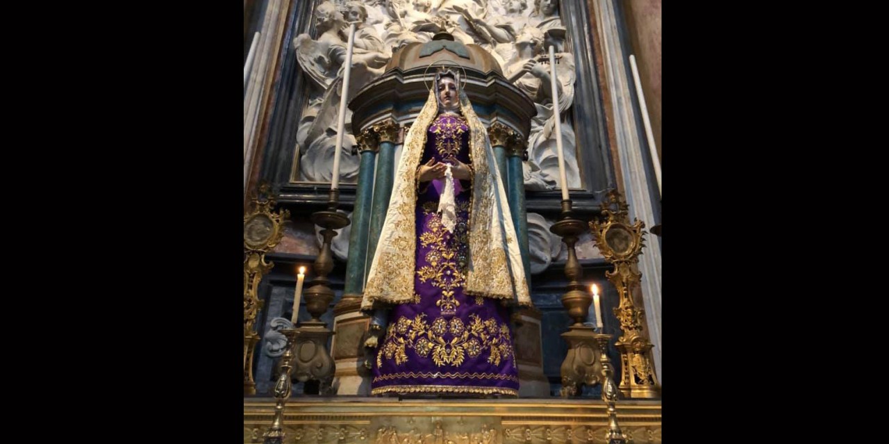 Papa Francisco distingue Imagem de Nossa Senhora da Soledade de Mafra