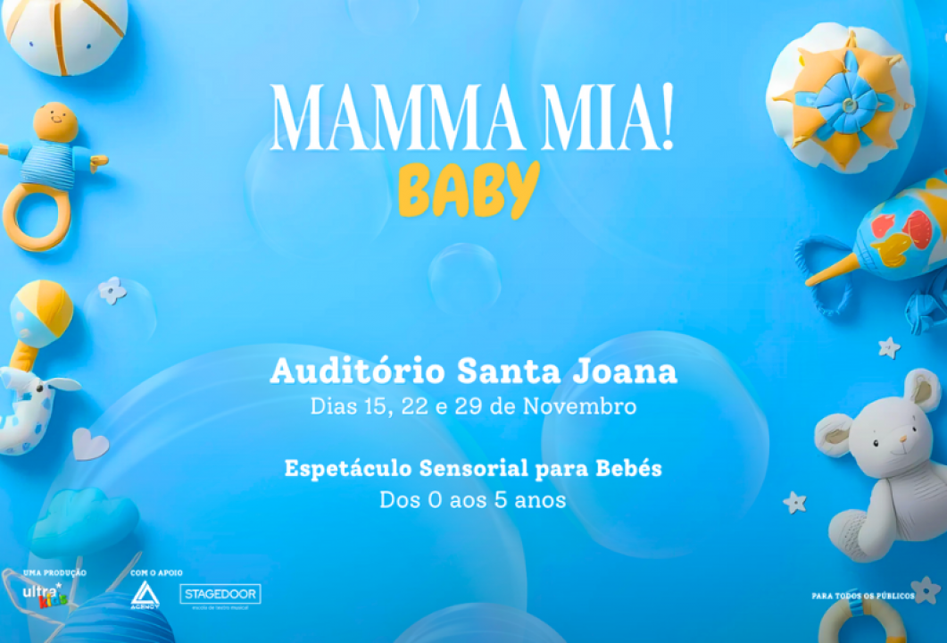 Mamma Mia! Baby - Novas datas em novembro!