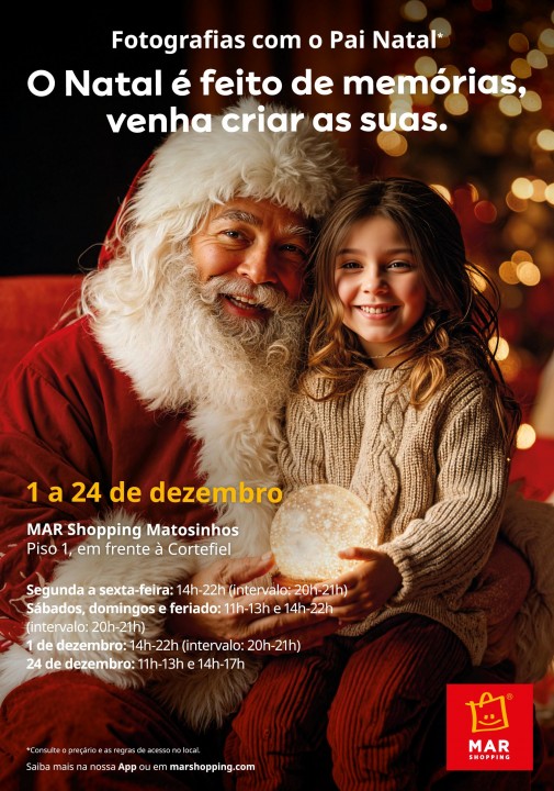 MAR Shopping Matosinhos faz da fantasia natalícia um gesto real de solidariedade e apoia a Casa Abrigo da Cruz Vermelha de Matosinhos