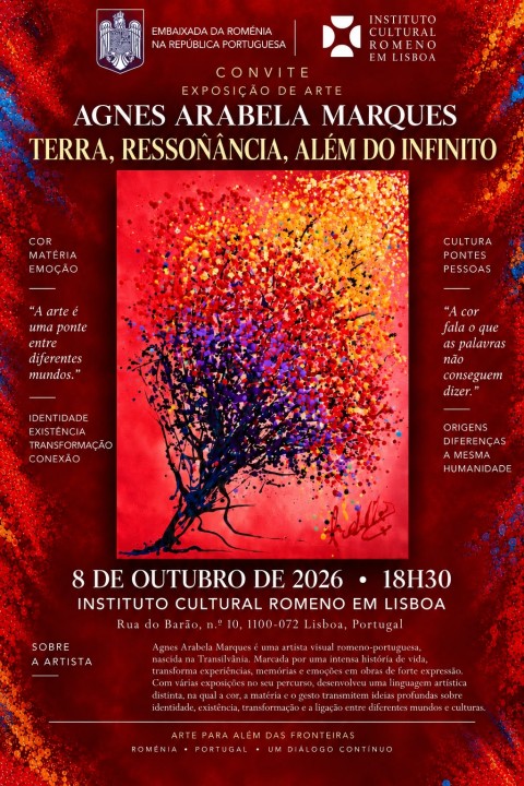 Exposição ”Terra, Ressonância, Além do Infinito”, do artista Agnes Arabela Marques, na Galeria ICR de Lisboa